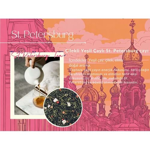 St. Petersburg Tea Doypack - Bergamotlu Siyah Çay Harmanı