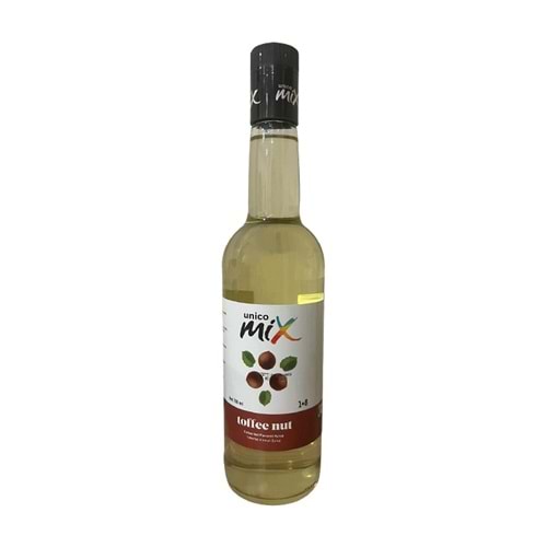 700 ML. Unicomix Cam Şişe Toffee Nut Şurup - Corvus Kahve